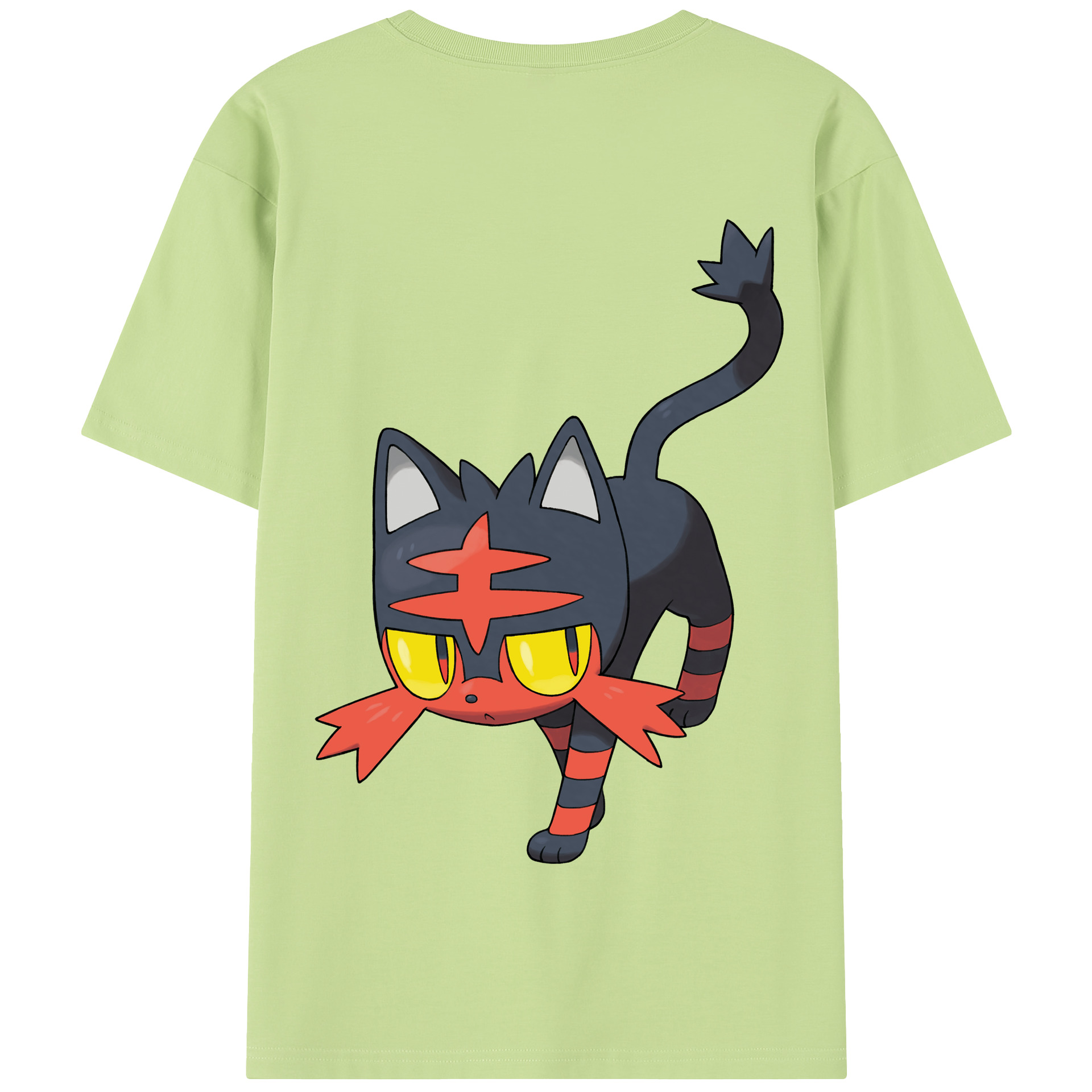 （画像用） ポケットモンスター Pokémon 綿100％半袖Tシャツ（背面プリント）